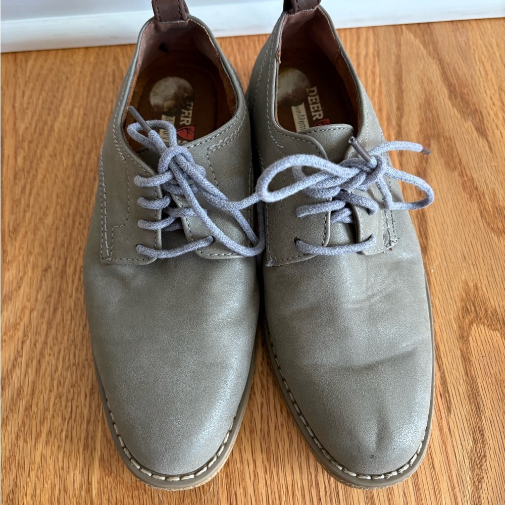 Deer Stags Kids Gray Dress Shoes